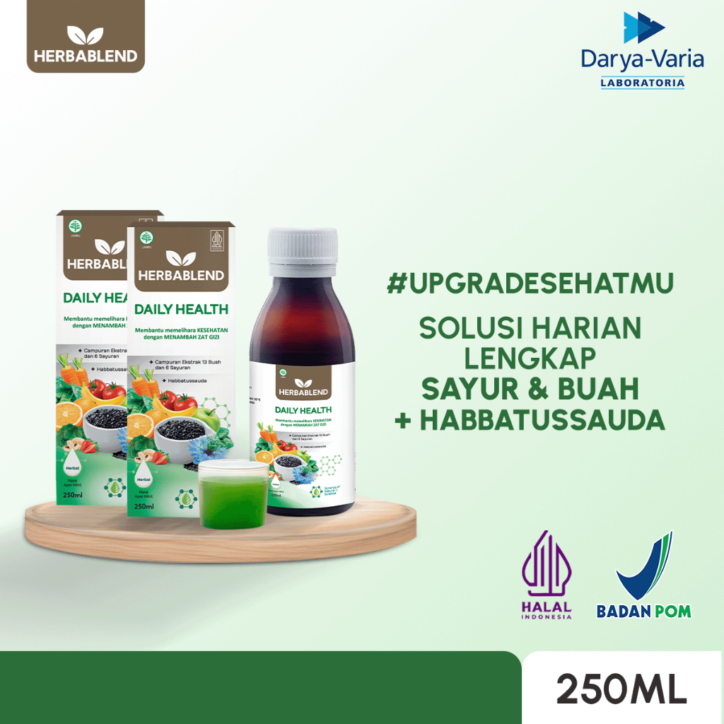 Jual Herbablend Daily Health (2 Botol x 250ml) - Sirup Vitamin Daya ...