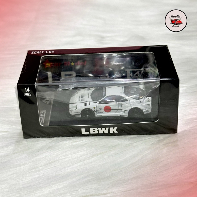 Jual Diecast 1:64 Star Model LBWK F40 White | Shopee Indonesia