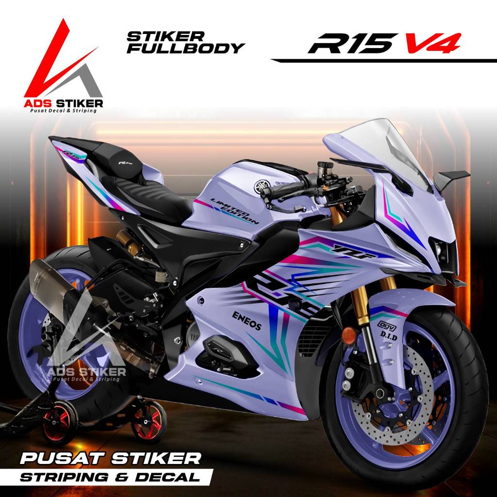 Jual Decal R15 V4 Fullbody Design List Bunglon | Shopee Indonesia