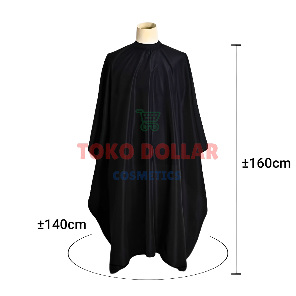 Jual Queen Cape Kip Jubah Kain GUNTING Potong Rambut 140x160 Barber ...
