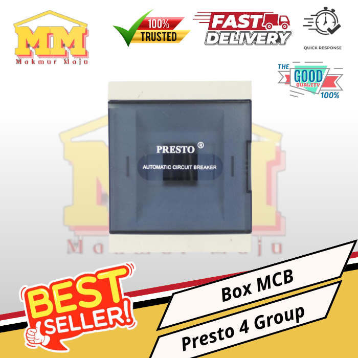 Jual Box Mcb Presto Fuse Box 4 Group PRESTO 5804 | Shopee Indonesia