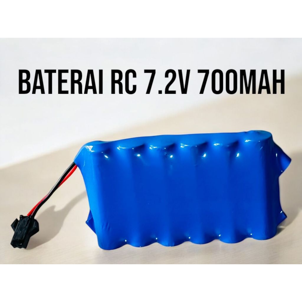 Jual BATERAI BATRE MOBIL REMOTE CONTROL NI-CD 7,2V 7.2 V BATRE RAKIT ...