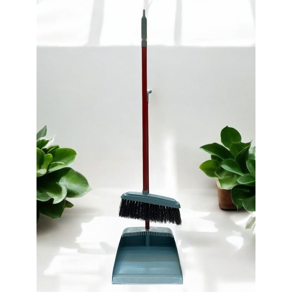 Jual Sapu Set Pengki Sapu + Serok Sampah Alat Pembersih Lantai/ Broom ...