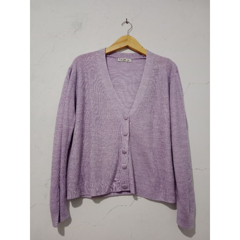 Jual Cardigan rajut oversize stradivarius | Shopee Indonesia