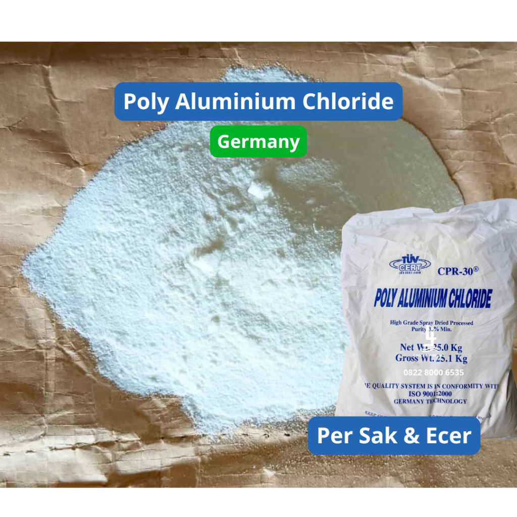Jual PAC Poly Aluminium Chloride Germany Jerman Per sak karung 25kg ...