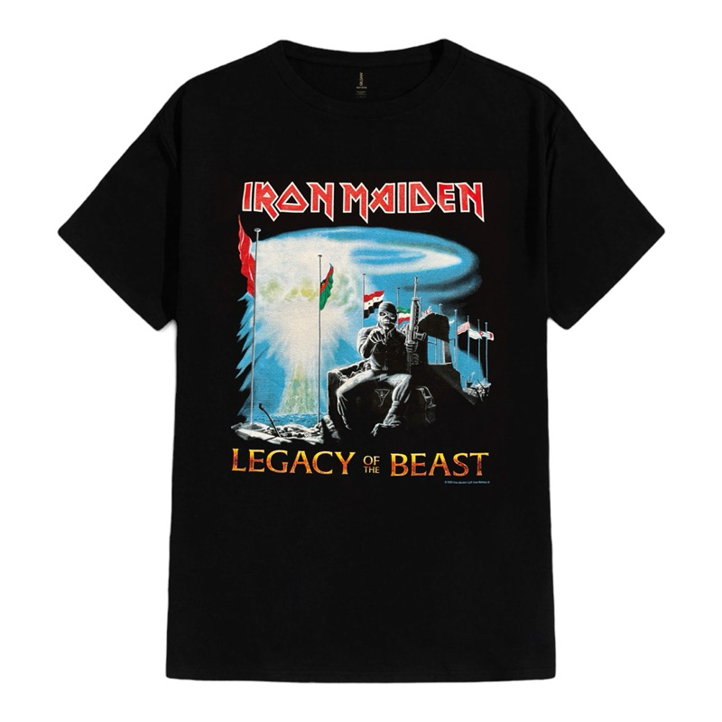 Official Iron Maiden 'Two Minutes To Midnight' Legacy Of The Beast Black T-Shirt - Size L - View #8