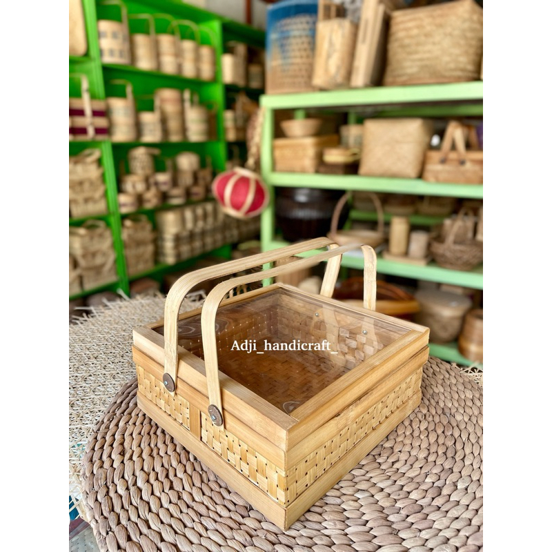 Jual Rantang Bambu Kotak| Rantang Mika | Box Hampers | Box Bambu ...