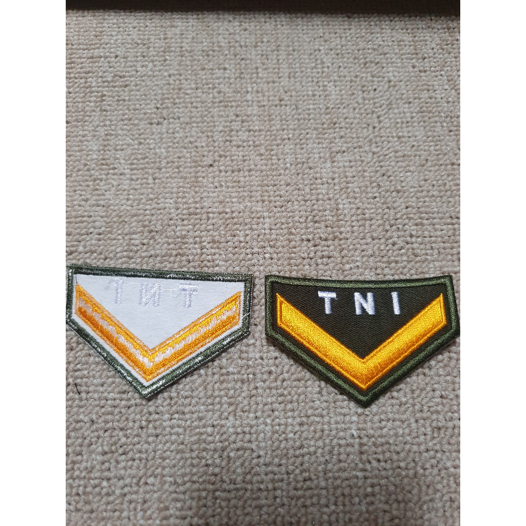 Jual ATRIBUT EMBLEM BADGE BREVET PANGKAT BINTARA PDH TNI AD | Shopee ...
