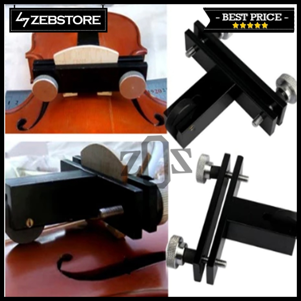 Jual Alat Pasang Redessal Bridge Biola Viola Violin Clamp Black ...