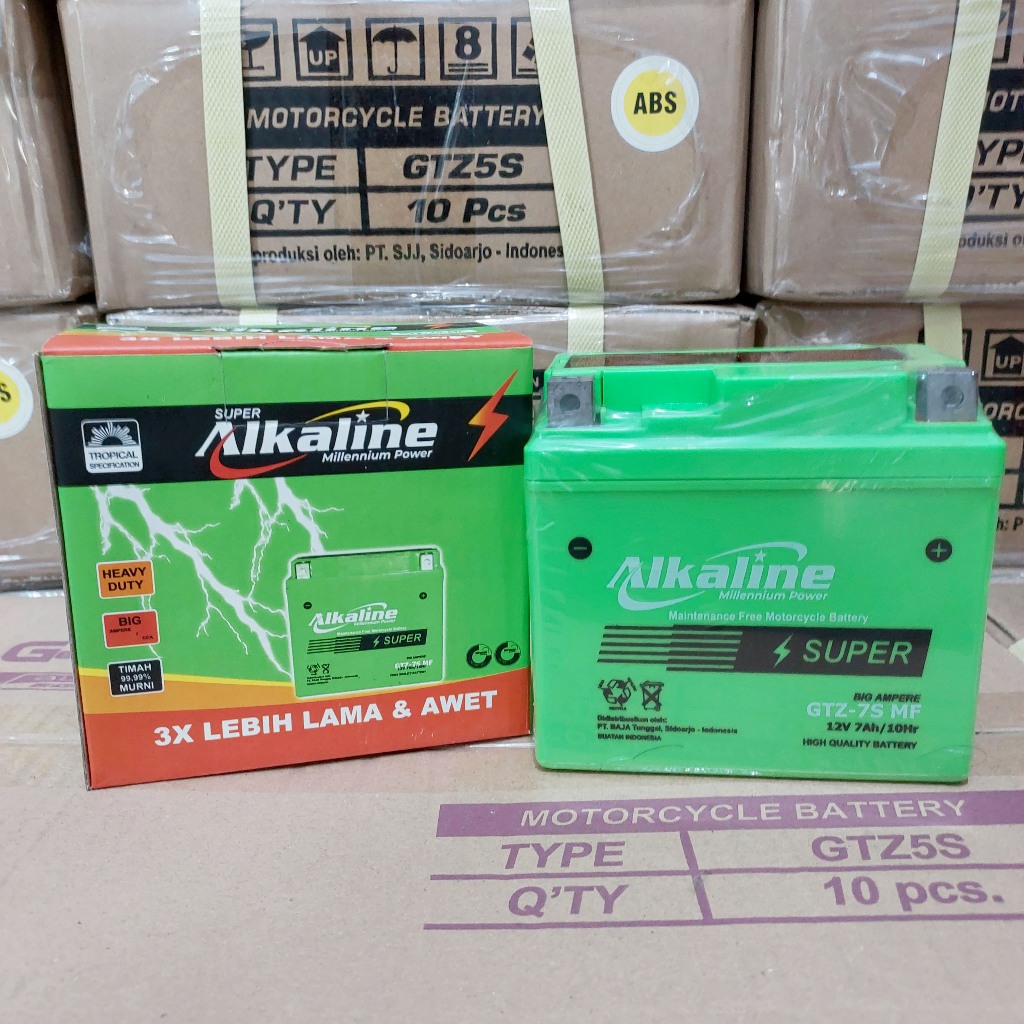 Aki Motor Nmax New, Aerox New, Lexi, FreeGo S, Fino Grande, Filano, Fazzio, Mio AKS SSS, Mio GT SSS Alkaline GTZ7S Aki Kering GrandCell Jaminan Original 100%