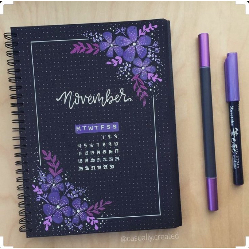 Jual ISI REFIL KERTAS BINDER BLACK PAPER dotted dan grid | Shopee Indonesia
