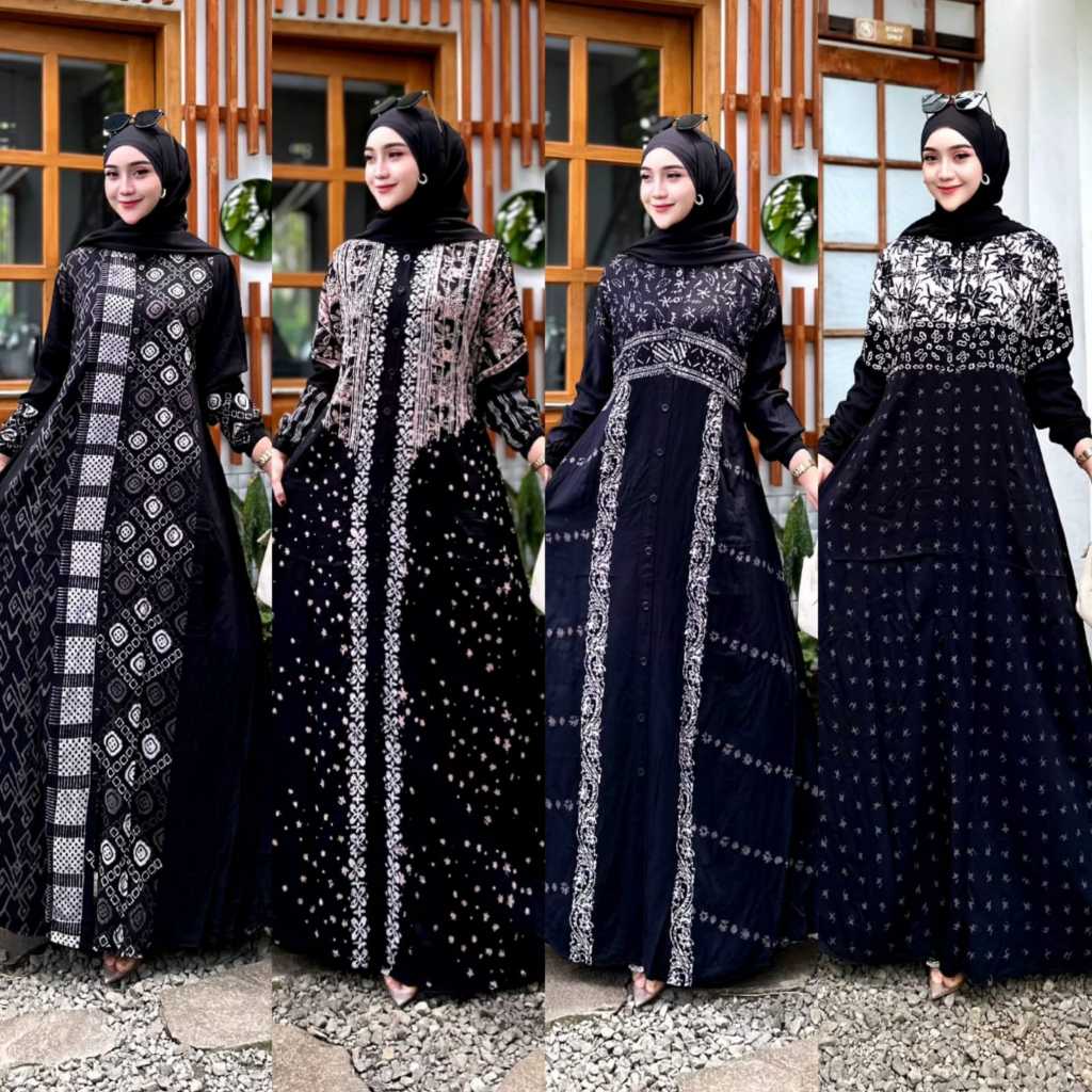 Jual Rq Batik - Gamis Twill Ori Pekalongan Terbaru 2025 Motif Eksklusif ...