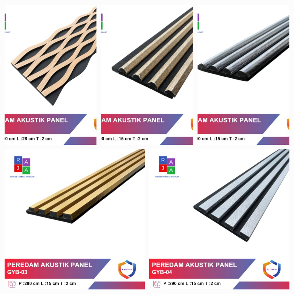 Jual Wallpanel Accosustic Aestetic Panel WPC Peredam suara Studio Musik ...