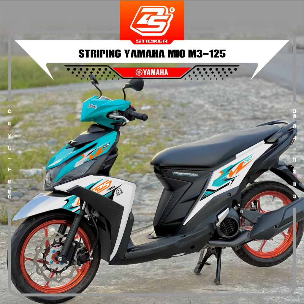 Jual Stiker Striping Mio M3/Z Decal Sticker Motor Yamaha Mio 125 Motif ...