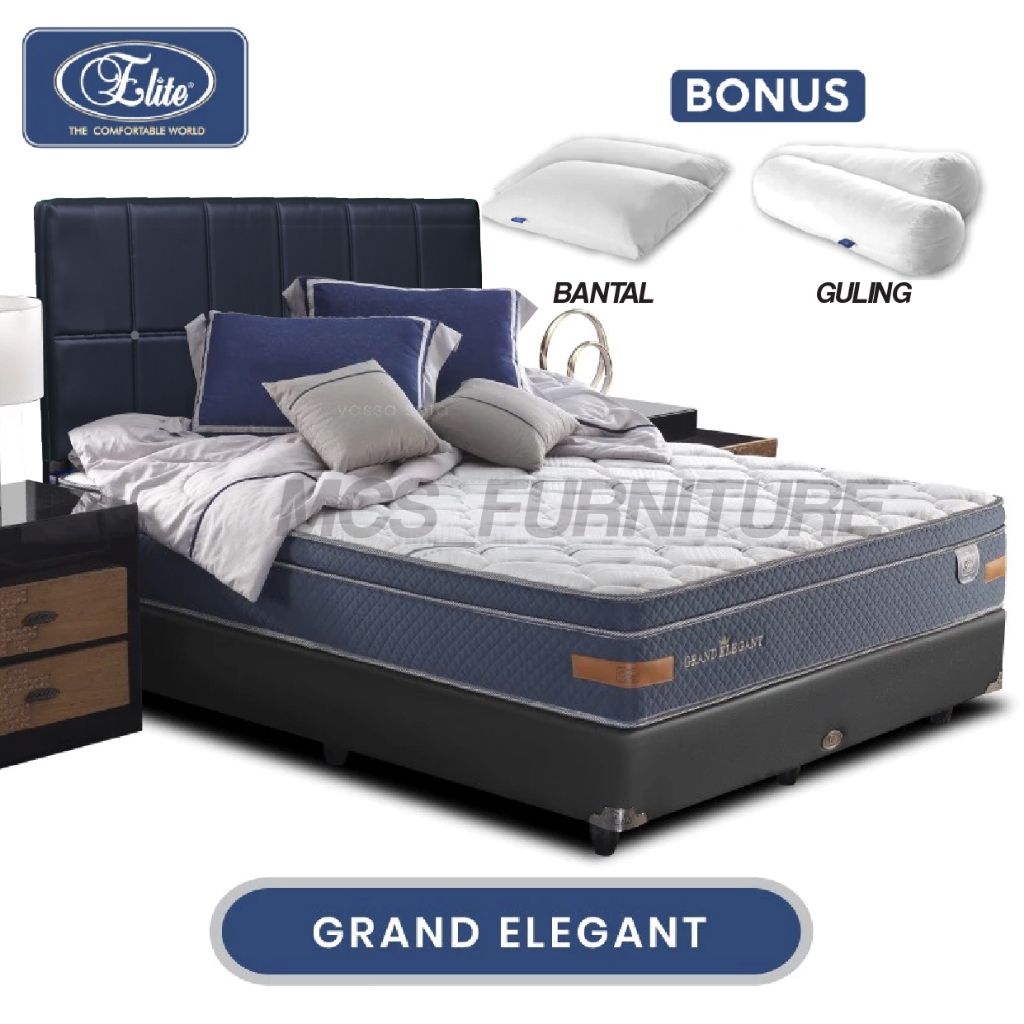 Jual Springbed Elite Grand Elegant Original 100% Harga Pabrik | Shopee ...