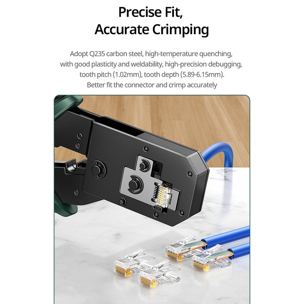 Jual UGREEN Tang Crimping Tool RJ45 RJ11 LAN Network Tank Criming Tang ...