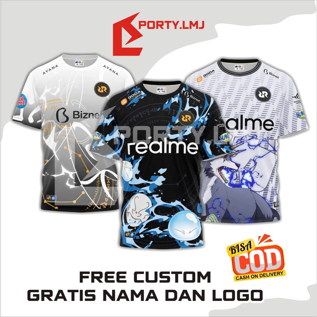 Jual JERSEY KAOS RRQ HOSHI X SLIME MPL ID S15 TERBARU 2025 FULL ...