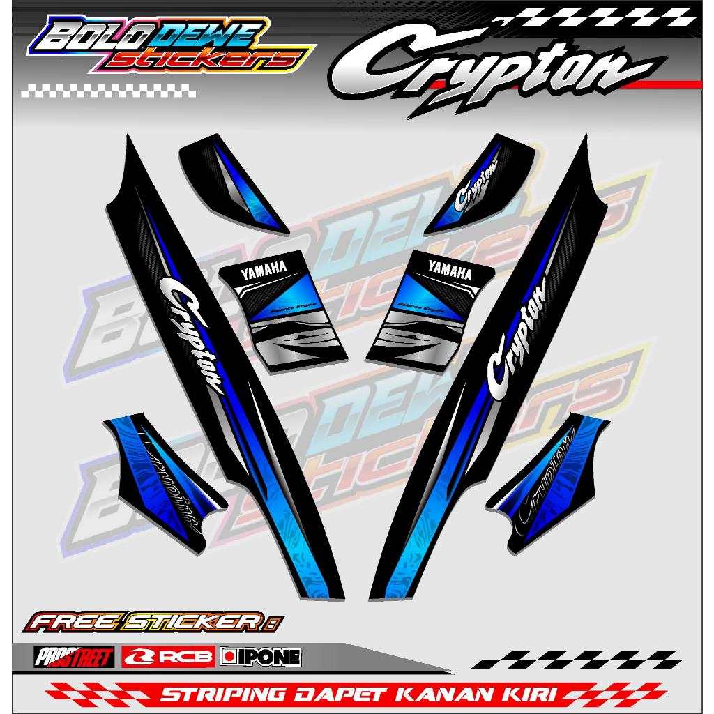 Jual STRIPING VARIASI YAMAHA CRYPTON / STICKER LIST MOTOR CRYPTON ...