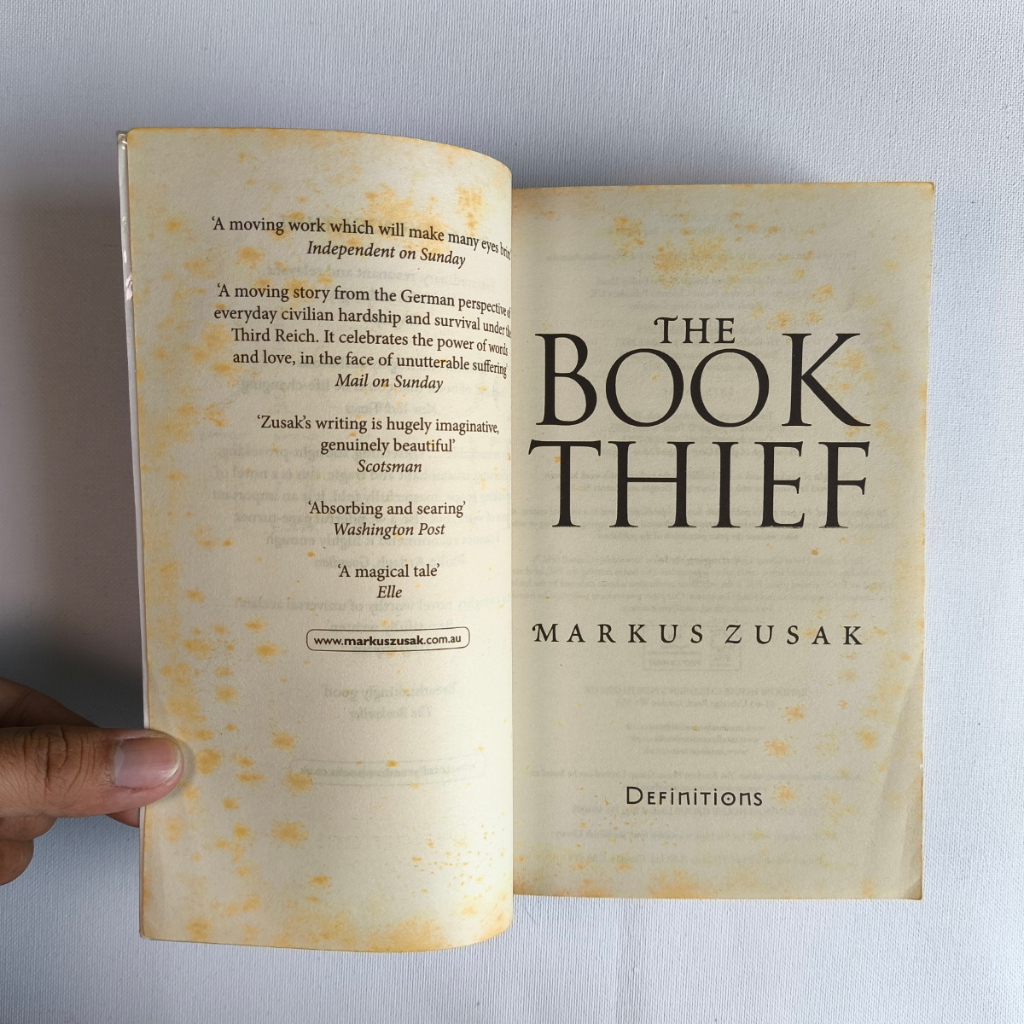 Jual Novel The Book Thief - Markus Zusak (Original) | Shopee Indonesia