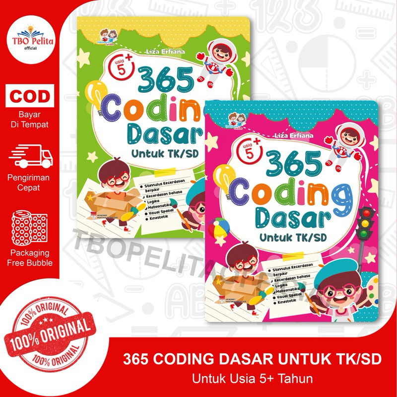 Jual 365 Coding Dasar anak TK-SD | Shopee Indonesia