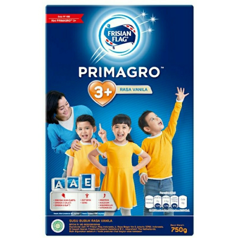 Jual Frisian Flag Primagro 3+ Susu Pertumbuhan Anak 4-6 Tahun Rasa ...