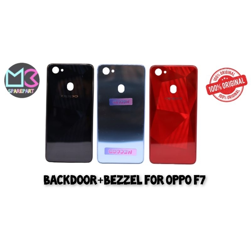 Jual Backdoor+Bezel For OPPO F7 Original | Shopee Indonesia