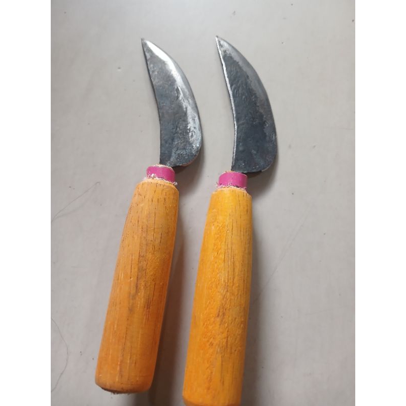 Jual promo pisau raut pisau ukir gagang kayu | Shopee Indonesia