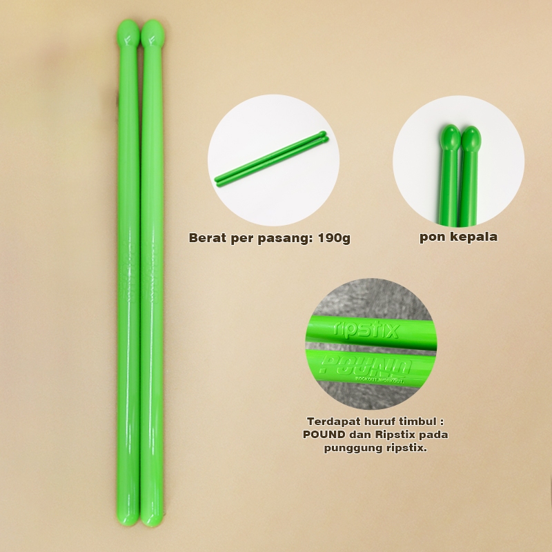 Jual READY Ripstix Poundfit Original Ripstick Stick Pound Fit 1 Pasang ...