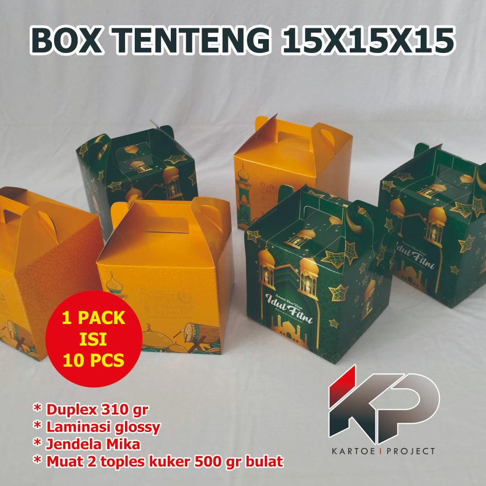 Jual BOX TENTENG IDUL FITRI TOPLES 500 GR BULAT ISI 2 | Shopee Indonesia