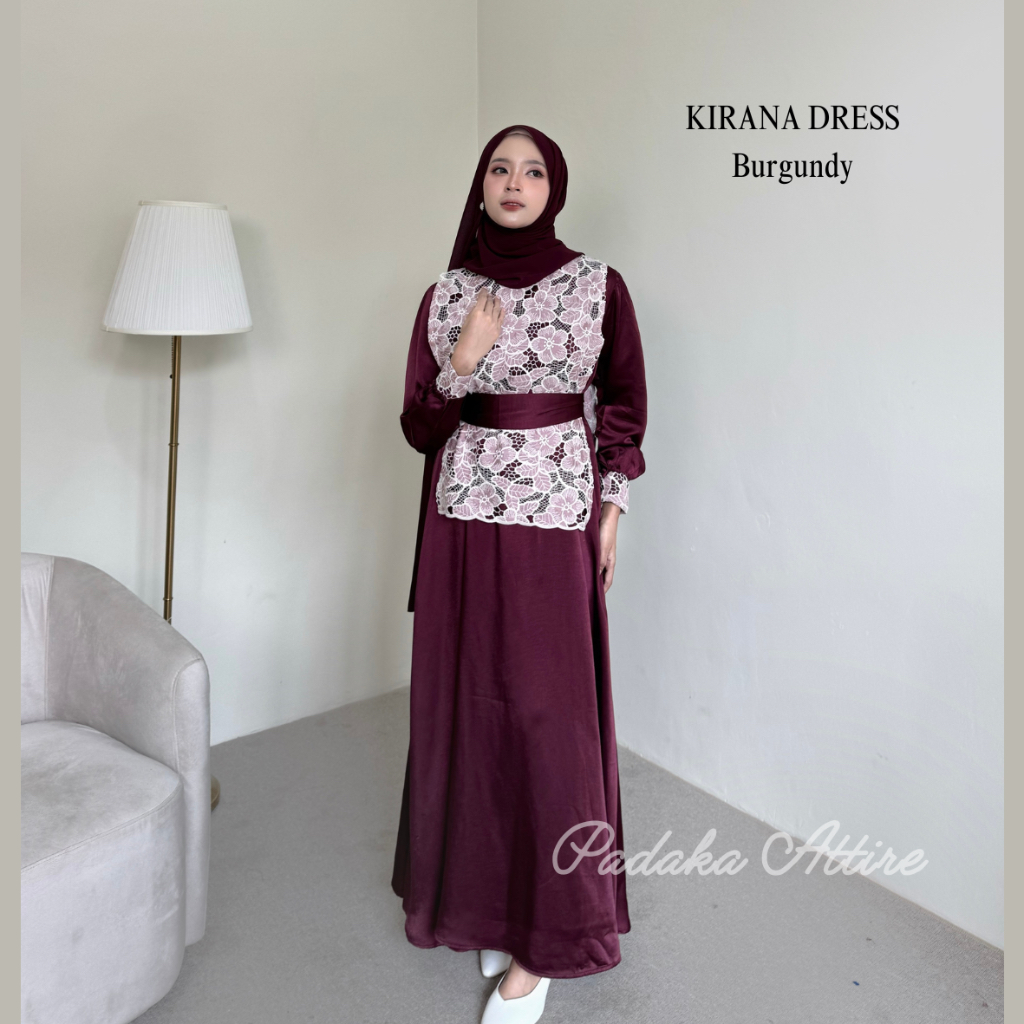 Jual DRESS KIRANA - [RAYA SERIES Padaka Attire] - Baju Lebaran Maxi ...