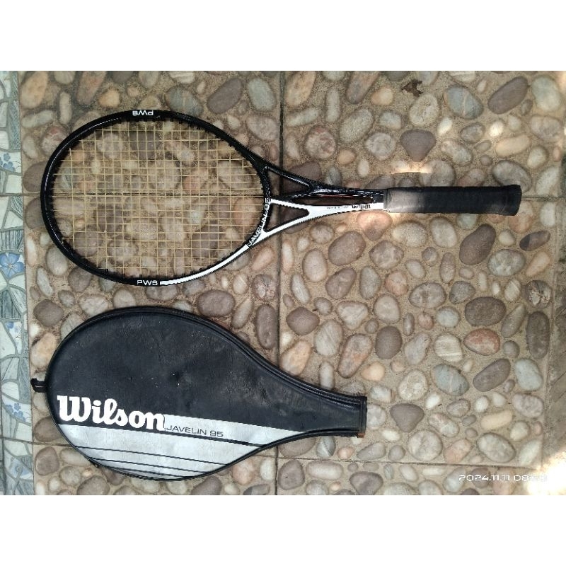 Jual bekas raket tenis langka Wilson javelin 95 original legend