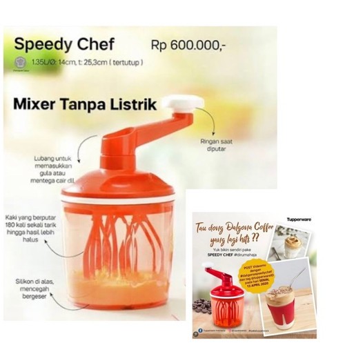Jual Speedy chef Tupperware (Kondisi Baru) | Shopee Indonesia