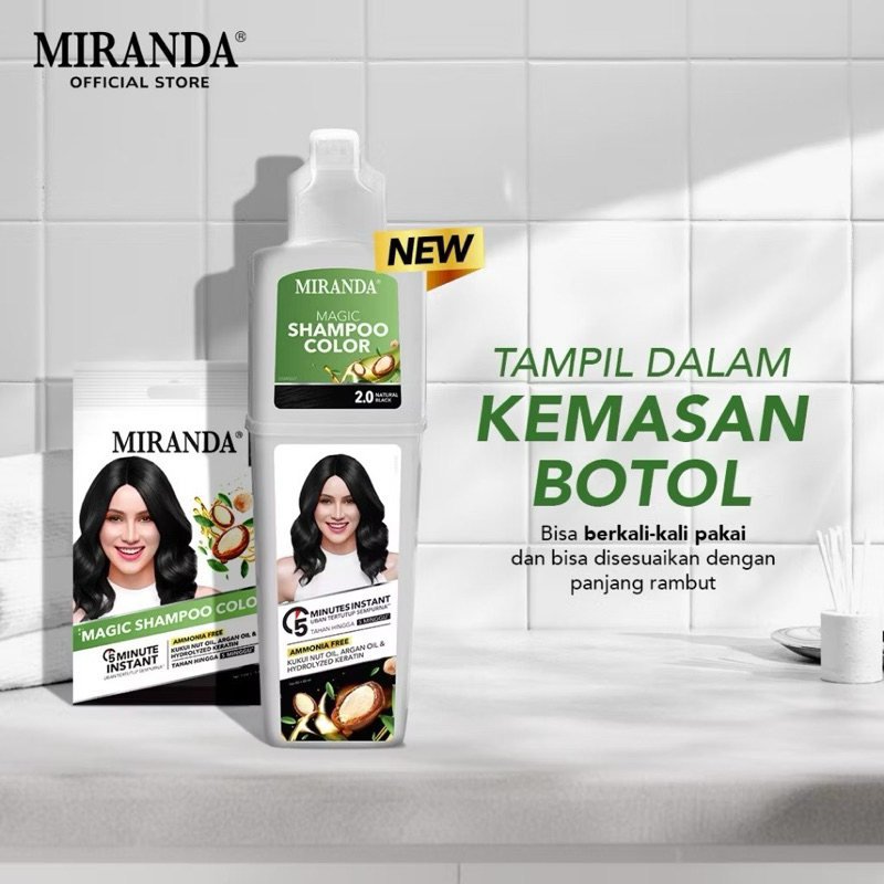 Jual Miranda Magic Shampoo Color | Shopee Indonesia