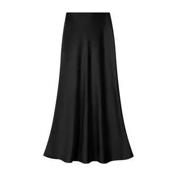 Shenel Rok Satin Maxi Premium Satin Long Skirt 6889 Rok Satin Panjang Rok Duyung Satin Flowy