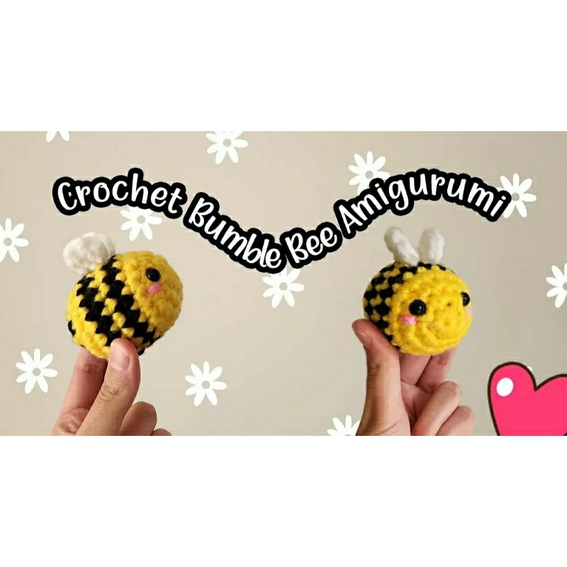 Jual Gantungan kunci rajut lebah/gantungan lucu(buy 20 free 1) | Shopee ...