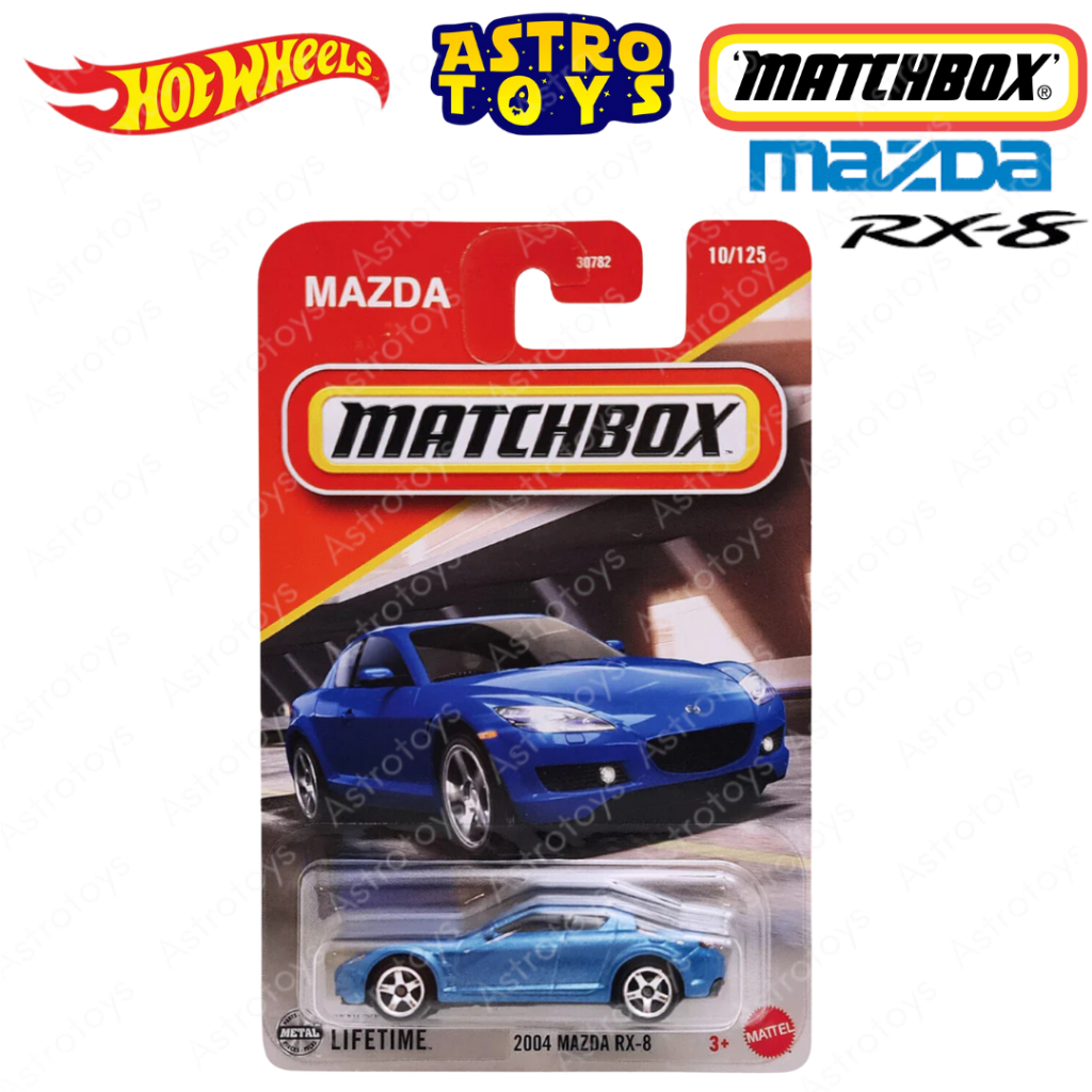 Jual Matchbox Mazda RX8 Biru tahun 2004 / Mainan Miniatur Diecast Mobil ...