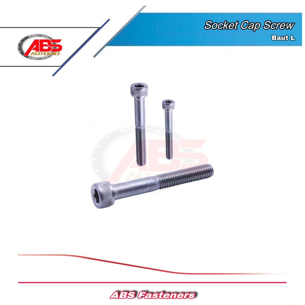 Jual Baut L SS304 M5 x 45 HT Pitch 0.8 Setengah Drat/Half Thread L ...