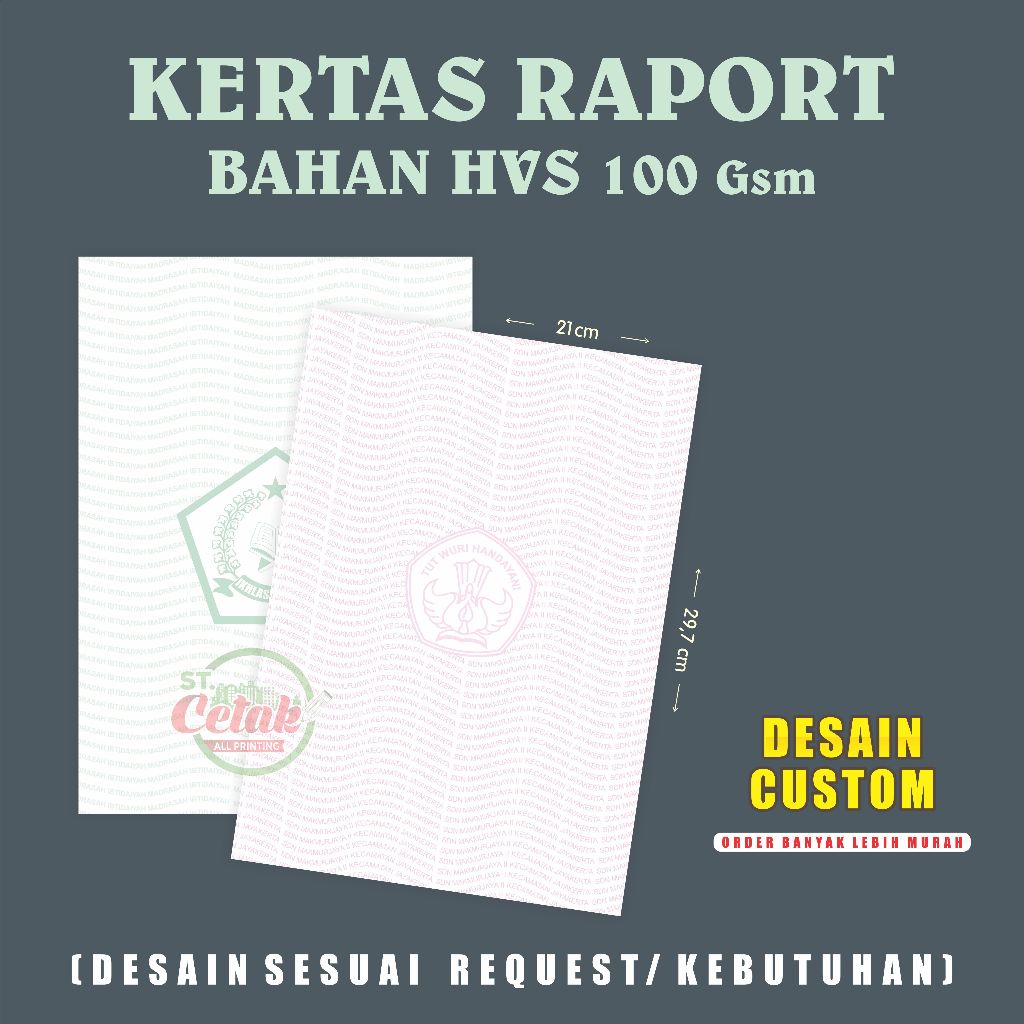 Jual Kertas Raport Terlengkap & Harga Terbaru Juli 2026 | Shopee Indonesia