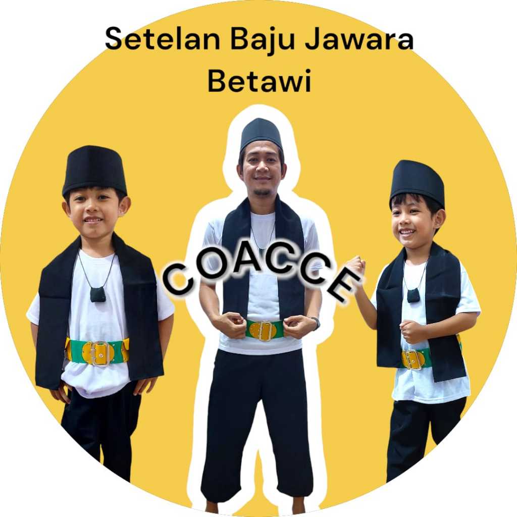 Jual Setelan Celana Pangsi Adat Jawara Betawi Ukuran Anak Sampai Dewasa ...