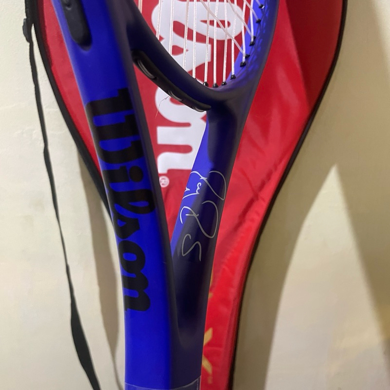 Jual RAKET TENIS WILSON PRO STAFF BLUE + SENAR FREE TAS | Shopee Indonesia
