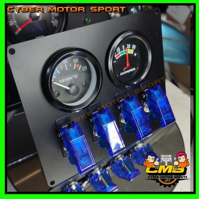 Jual Indikator mobil Temperature plus amper meter universal saklar ARB ...