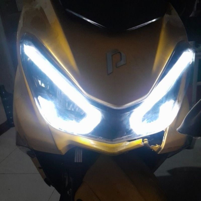 Jual reflektor plus lampu LED polytron fox R ( Ori ) no mika | Shopee ...