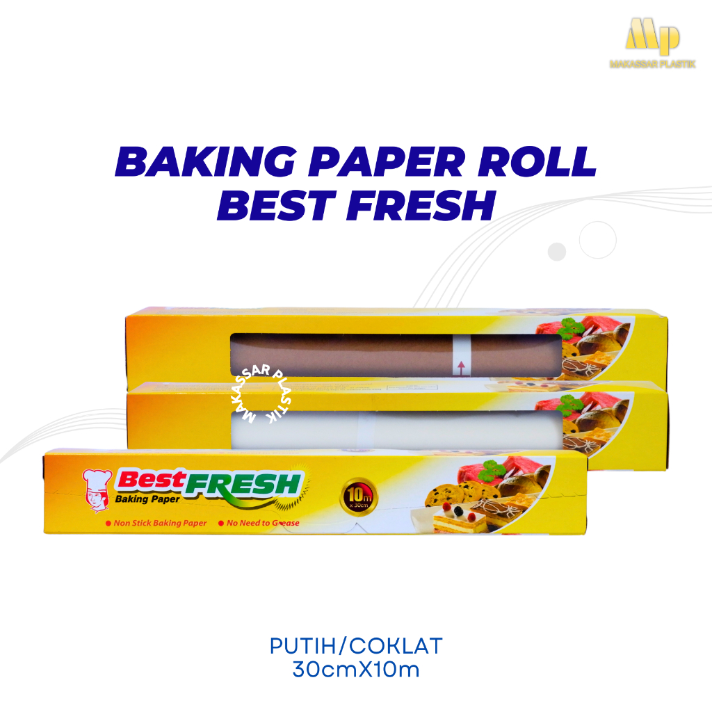 Jual BAKING PAPER ROLL BEST FRESH / KERTAS ROTI / KERTAS PANGGANG ROLL ...