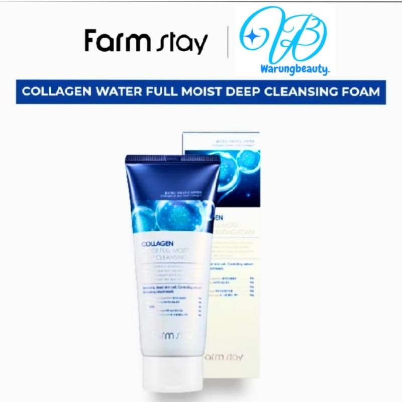 jual-original-farmstay-collagen-water-full-moist-deep-cleansing-foam