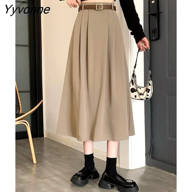 Jual Terbaru Rok Midi - Rok Panjang Skrit Korean Style Model Terbaru ...