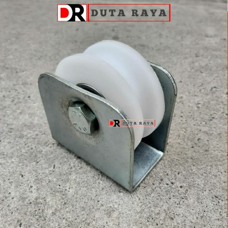 Jual Roda Nilon Ukuran 6, 7 & 8cm Pintu Pagar Rel Siku & Rel bulat ...