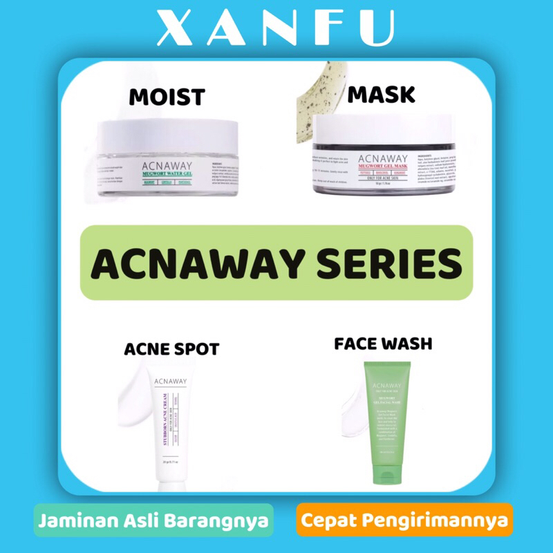 Jual [READY-STOCK] ACNAWAY Mugwort Water Gel Mask | Moisturizer with ...