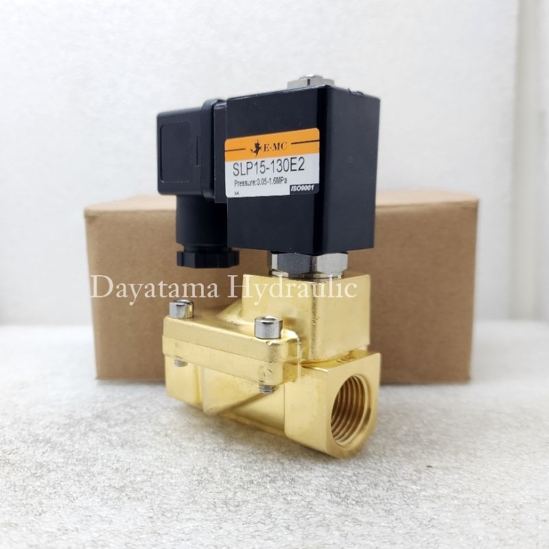 Jual SLP25 / SLP 25 SOLENOID VALVE 2 WAY DRAT 1" INCH KUNINGAN NORMAL ...