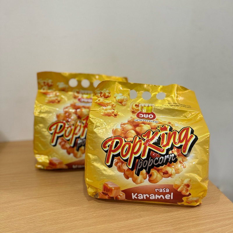 Jual POP KING - POPCORN VARIANT RASA CARAMEL DAN COKELAT 200gram ...