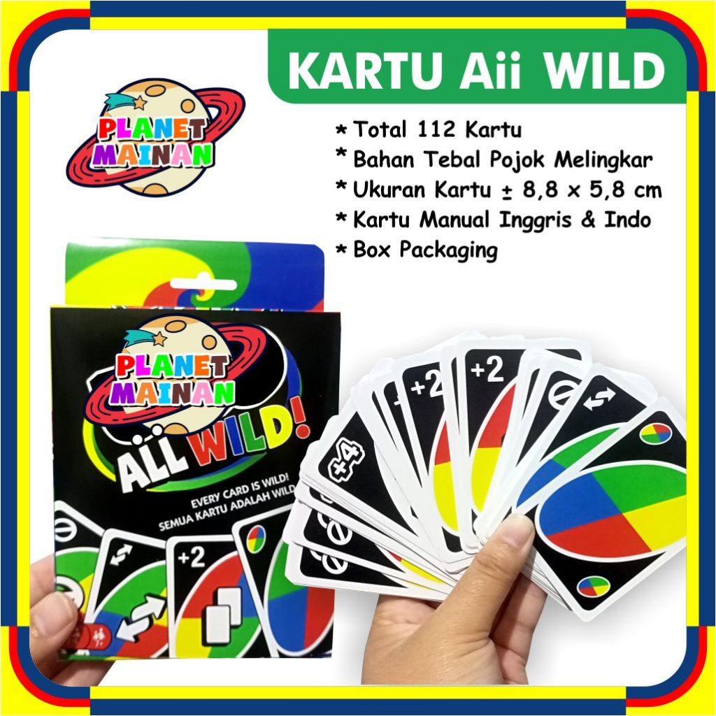 Jual KARTU U All WIILD FAMILY CARD GAME MAINAN | Shopee Indonesia